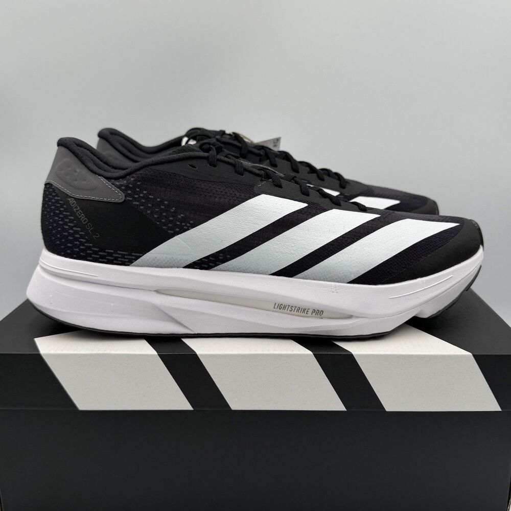 Adidas Adizero SL2 Running Shoes Sneakers JQ0354 Black White Men’s Size 7